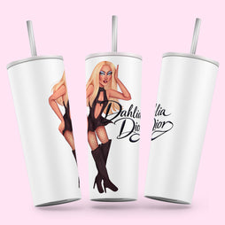 Dahlia Dior - Logo Skinny Tumbler
