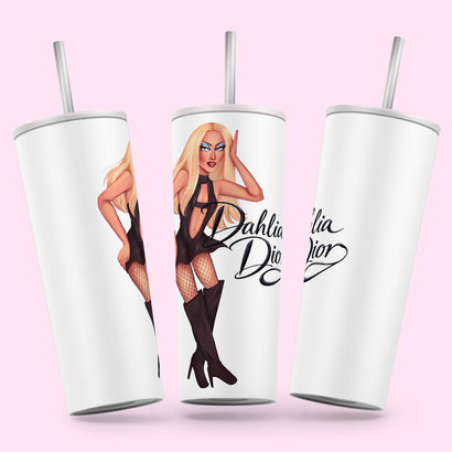 Dahlia Dior - Logo Skinny Tumbler