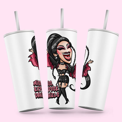 Miss Exposé Daniels - Logo Skinny Tumbler