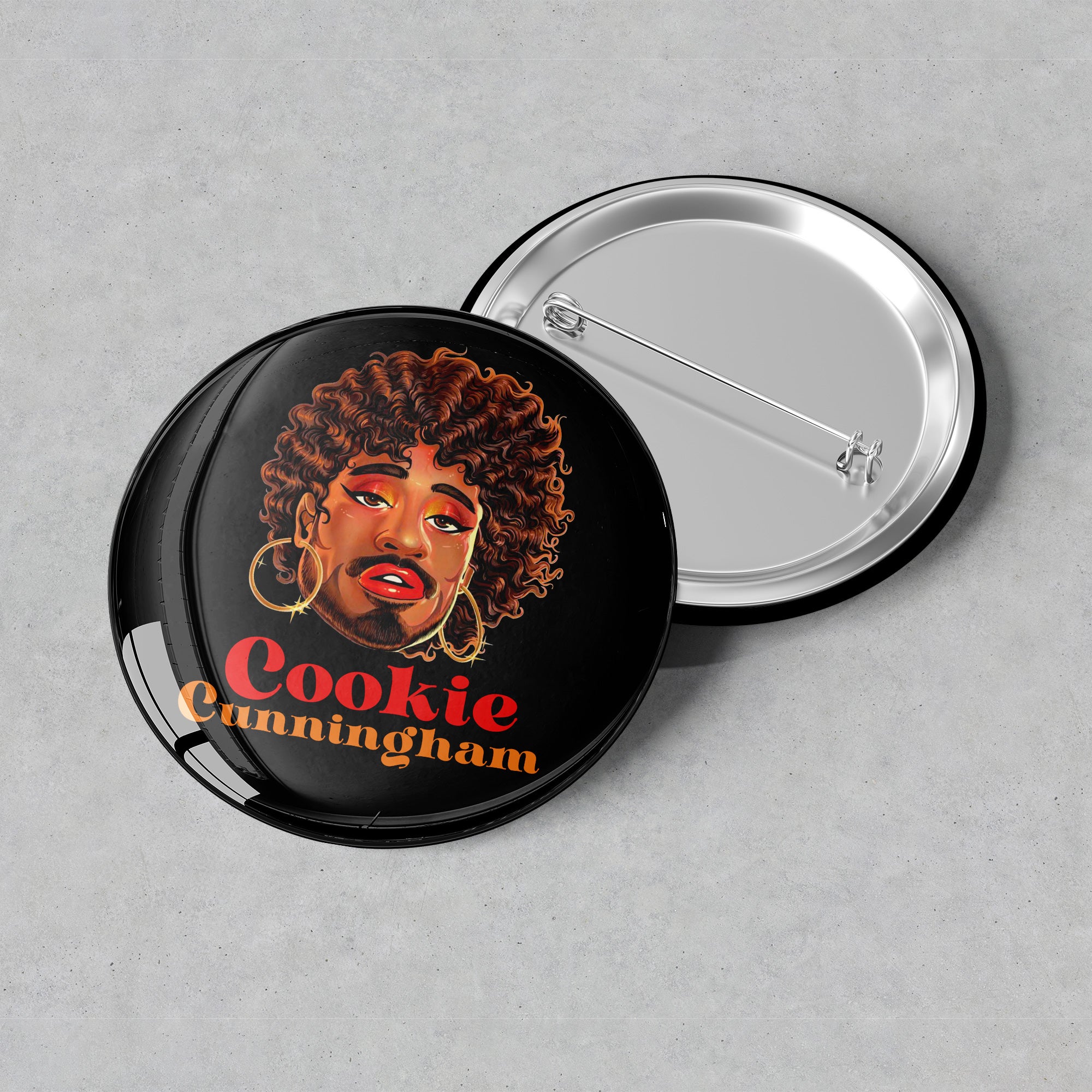 Cookie Cunningham - Red Hot Confidence Button