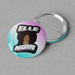 Elle Noir - Logo Button