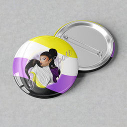 G-Spott - Non-Binary Queen Button