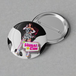 Holli Cow - Logo Button