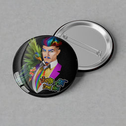 Justin Abit - Rainbow Stud Button