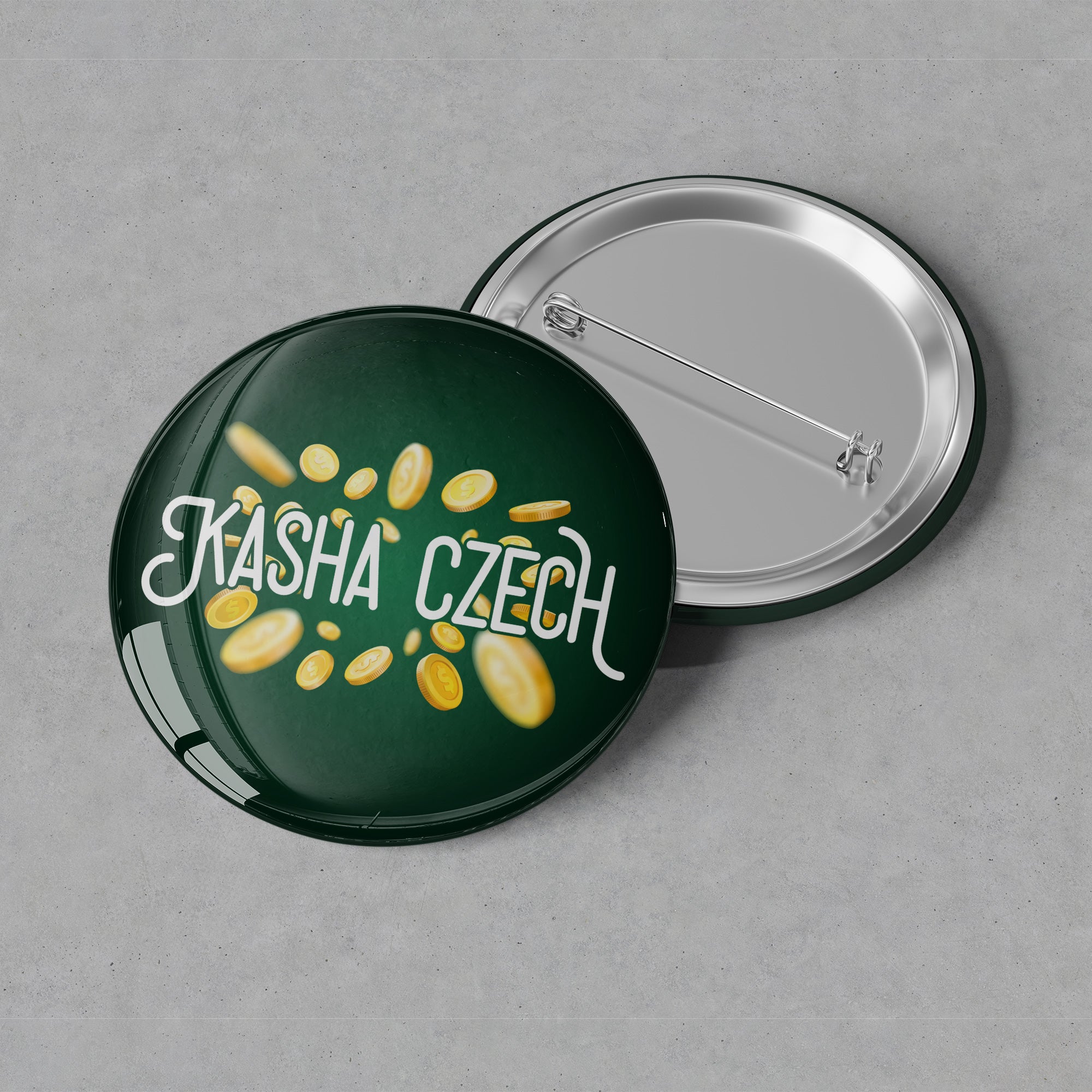 Kasha Czech - Throw Money Button