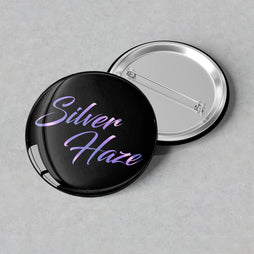 Silver Haze - Logo Button