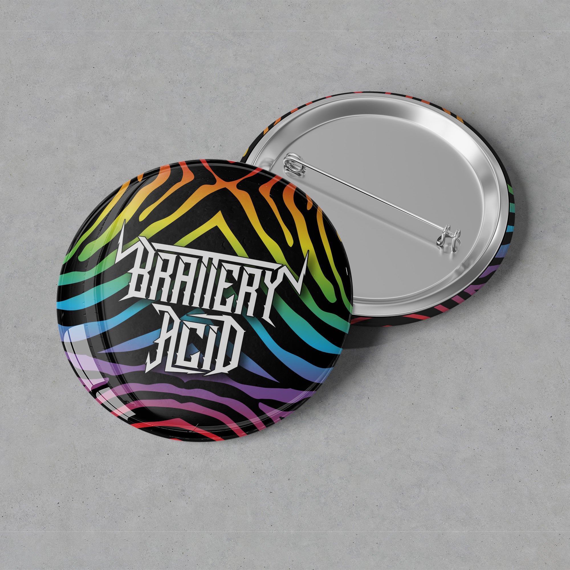 Brattery Acid - Zebra Button