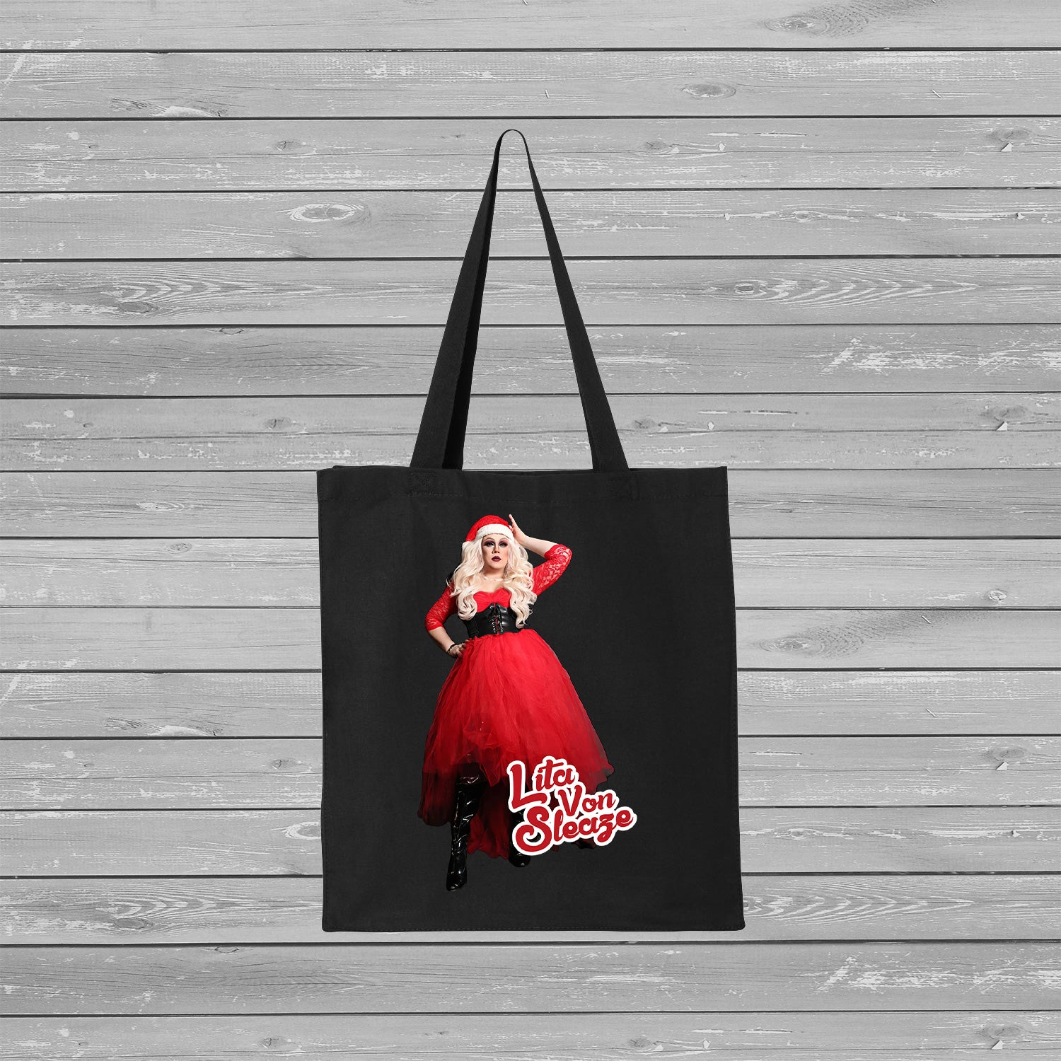 Lita Von Sleaze - Christmas Lita Tote Bag