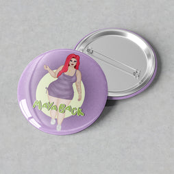 Maya Back - Logo Button