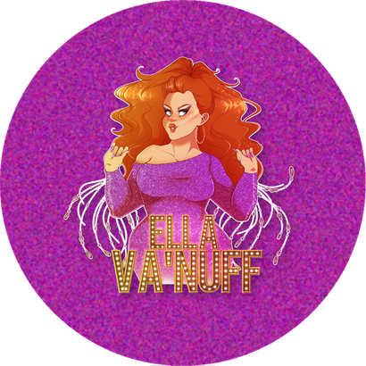 Ella Va'Nuff - Logo Button