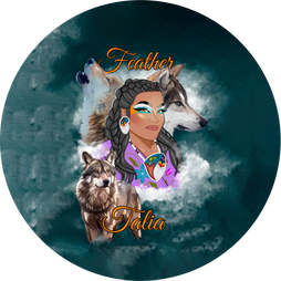 Feather Talia - Logo Button