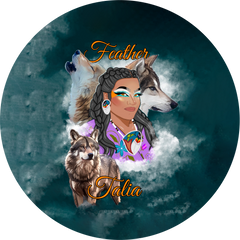 Feather Talia - Logo Button
