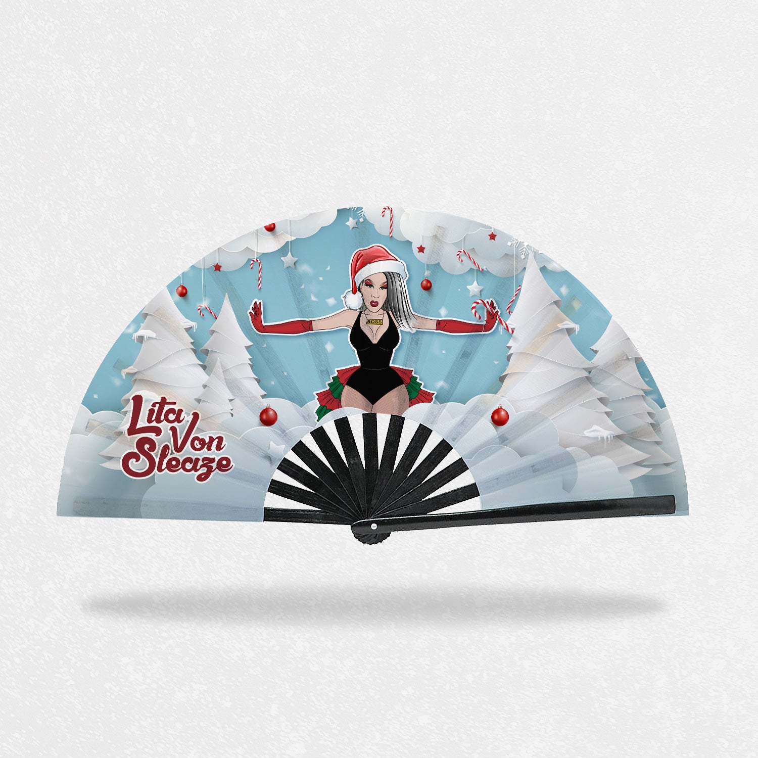 Lita Von Sleaze - Paper Holiday Body  Clack Fan