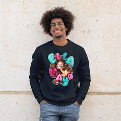 Ella Mayo - Brunette Goddess Crewneck Sweater