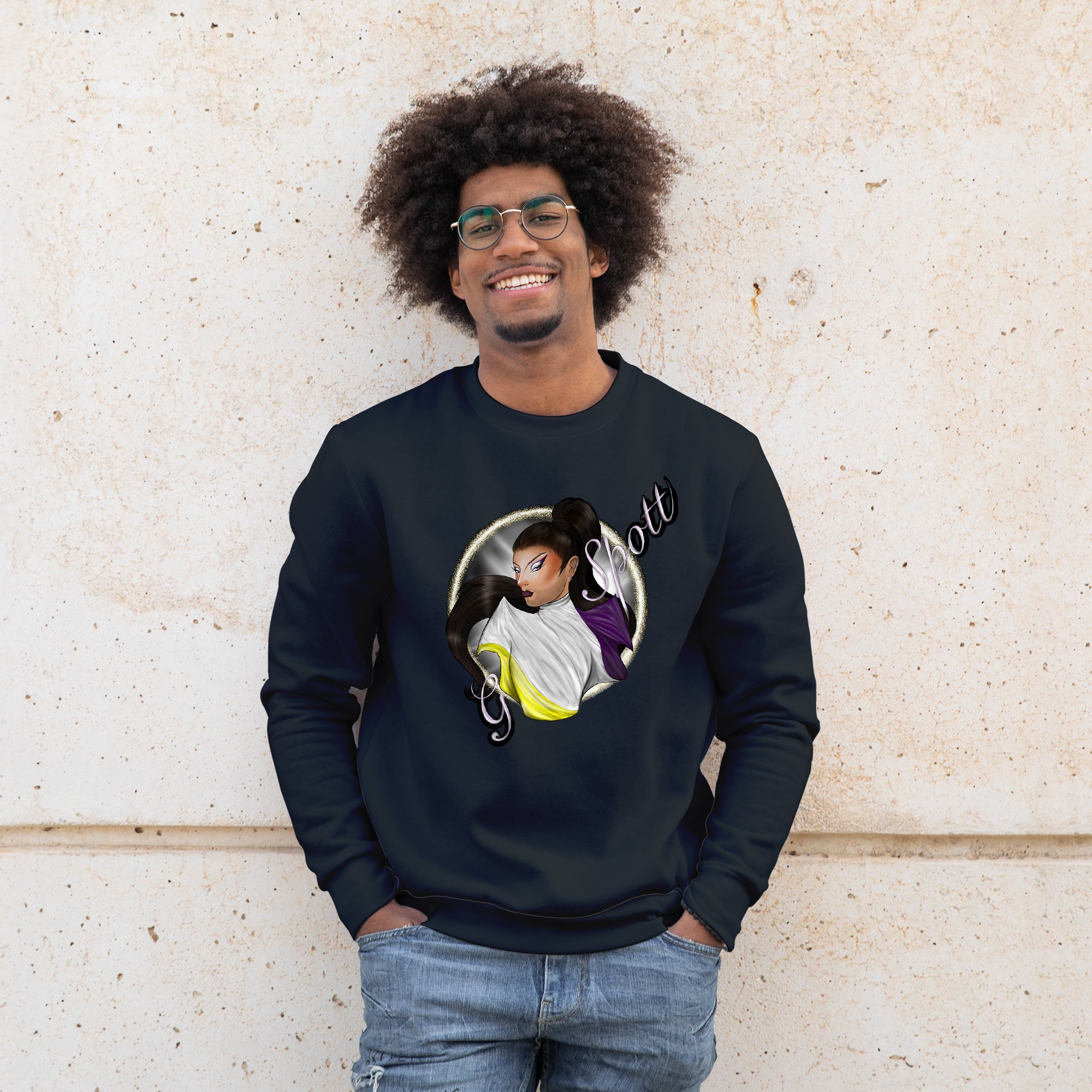 G-Spott - Non-Binary Queen Crewneck Sweater