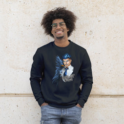 Justin Abit - Feeling Blue Crewneck Sweater