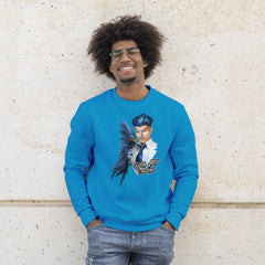Justin Abit - Feeling Blue Crewneck Sweater