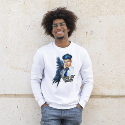 Justin Abit - Feeling Blue Crewneck Sweater