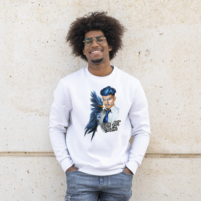 Justin Abit - Feeling Blue Crewneck Sweater