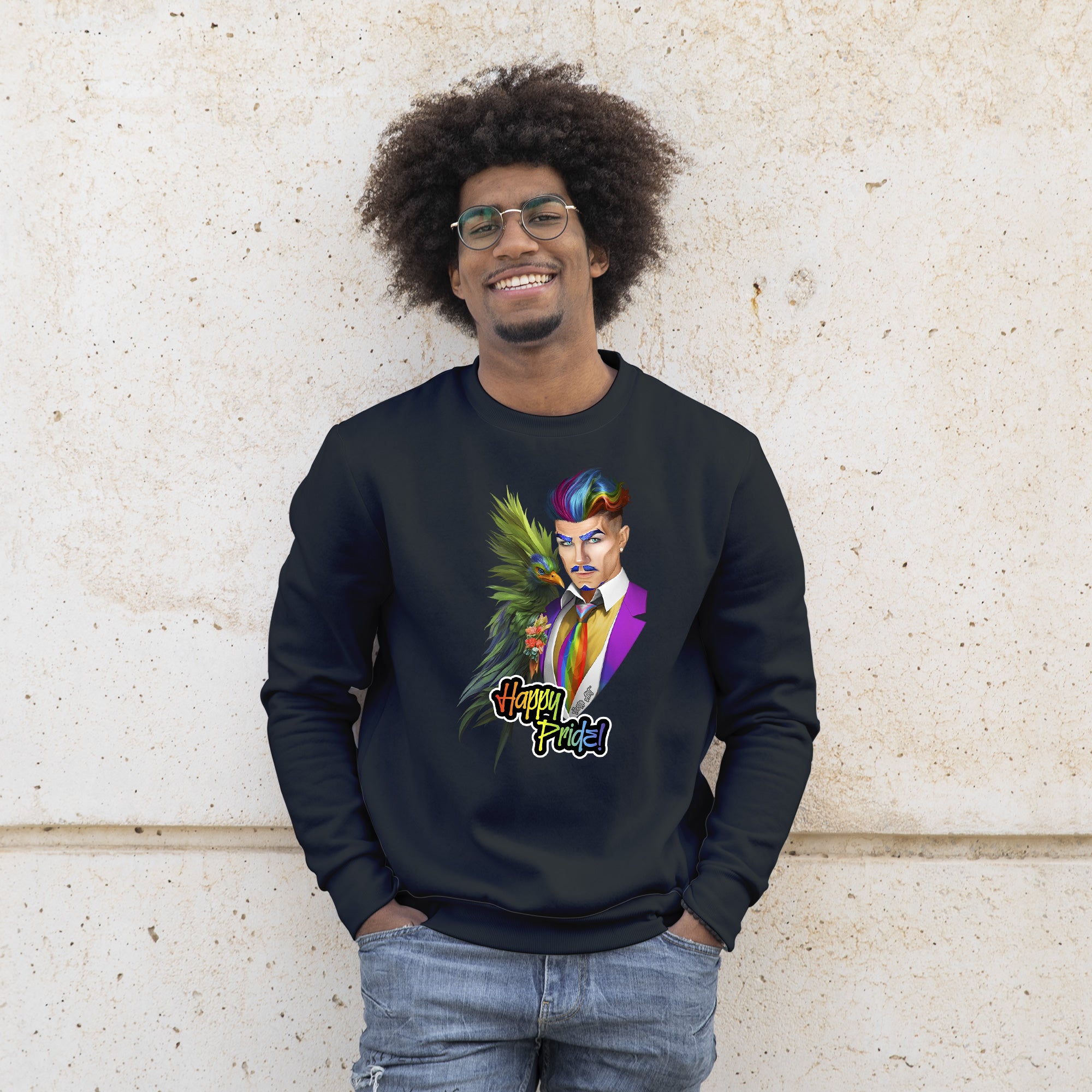 Justin Abit - Happy Pride Crewneck Sweater