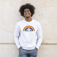 Strathroy Pride - Rainbow Over Town Hall Crewneck Sweater