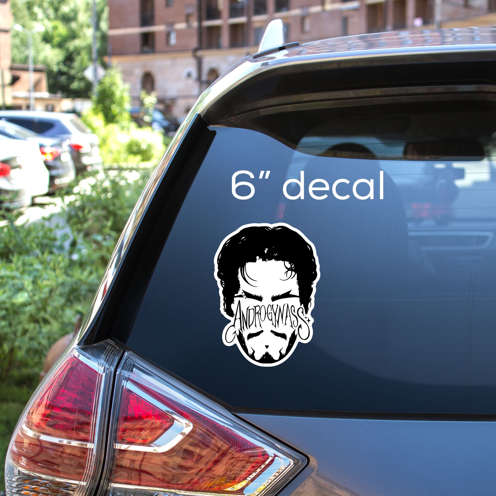 AndrogynAss - Mugged Decal