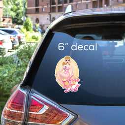 Anne Tique Doll - Logo Decal