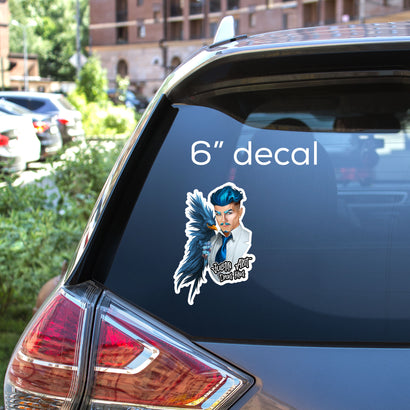 Justin Abit -  Feeling Blue Decal