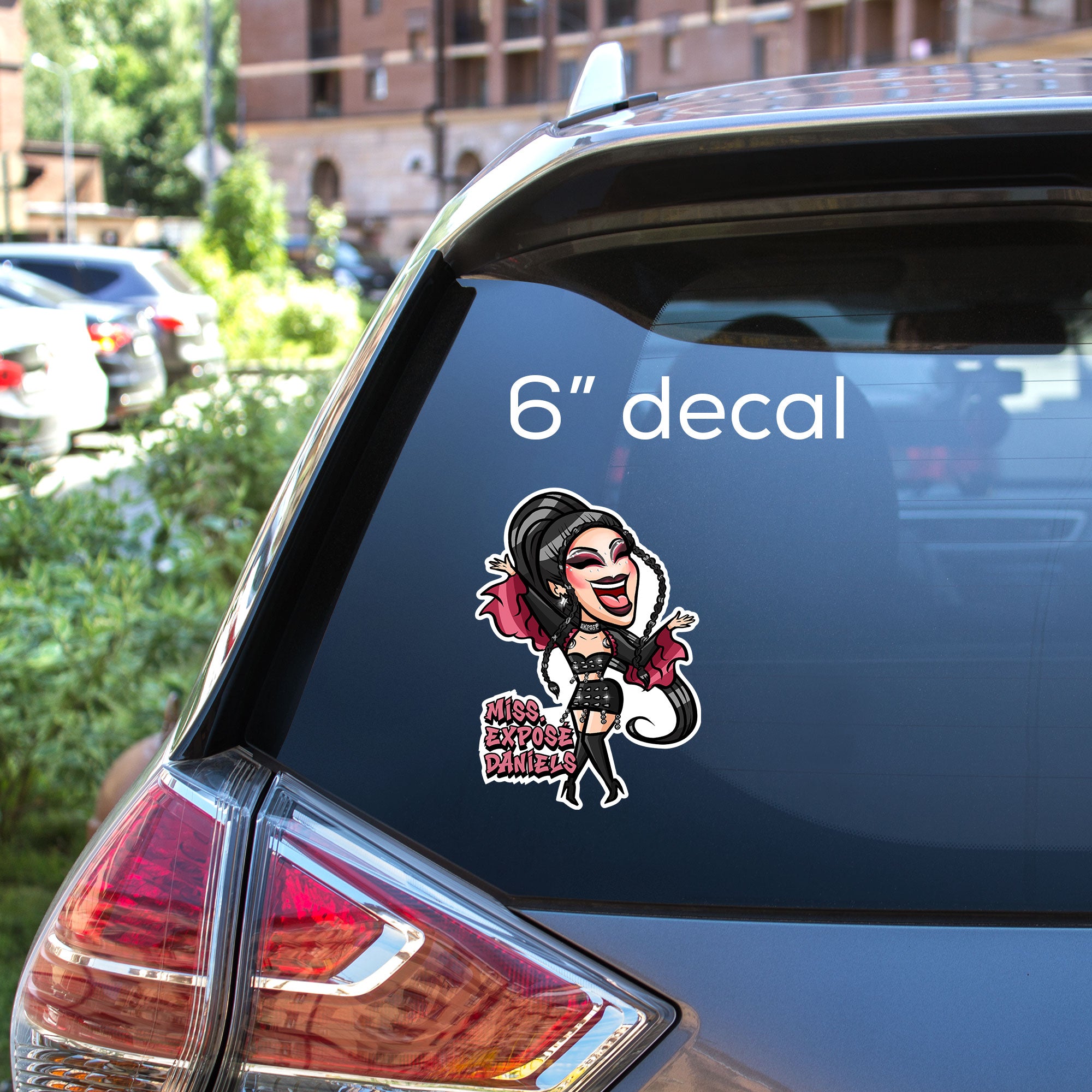 Miss Exposé Daniels - Logo Decal