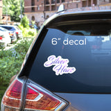 Silver Haze - Logo Decal