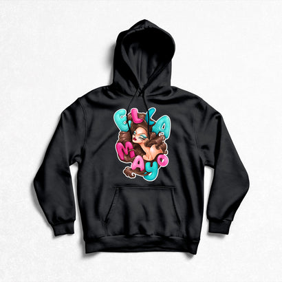 Ella Mayo - Brunette Goddess Pullover Hoodie