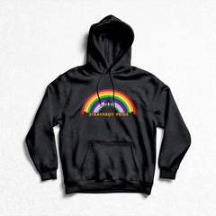Strathroy Pride - Rainbow Over Town Hall Pullover Hoodie