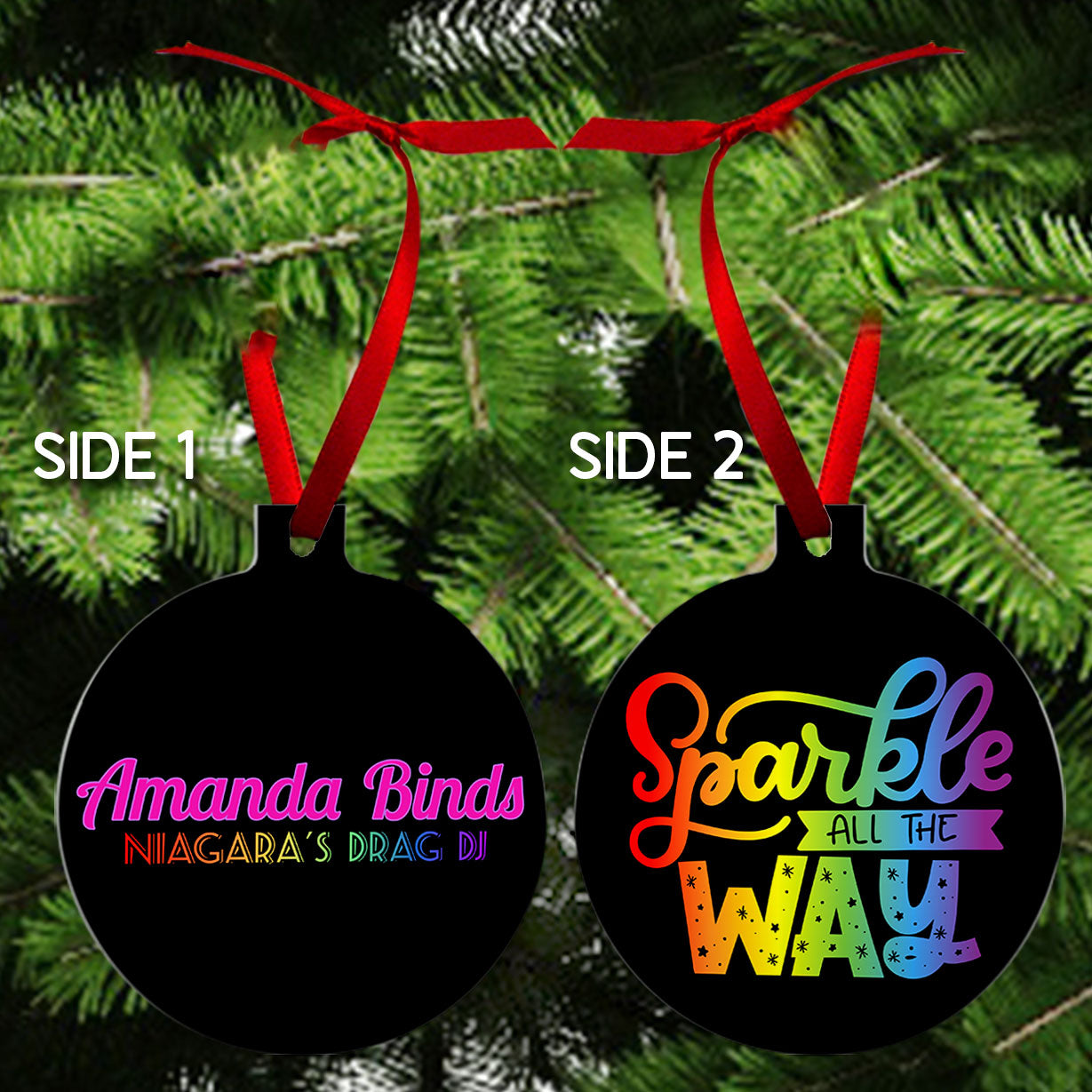 Amanda Binds - Logo Ornament