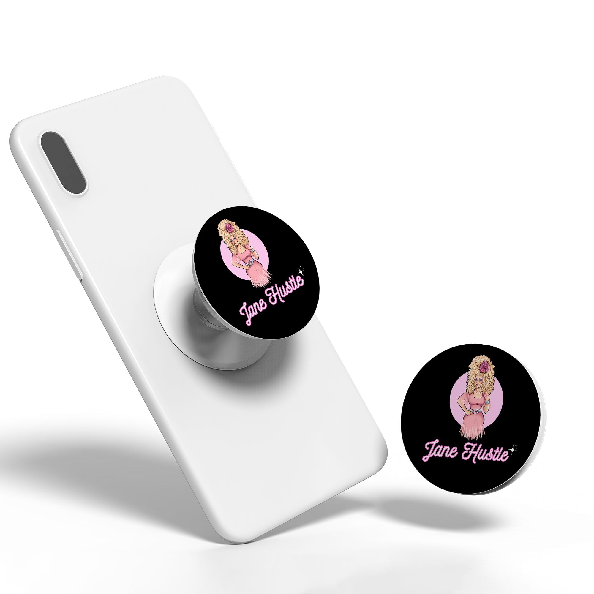 Jane Hustle - Logo Phone Holder
