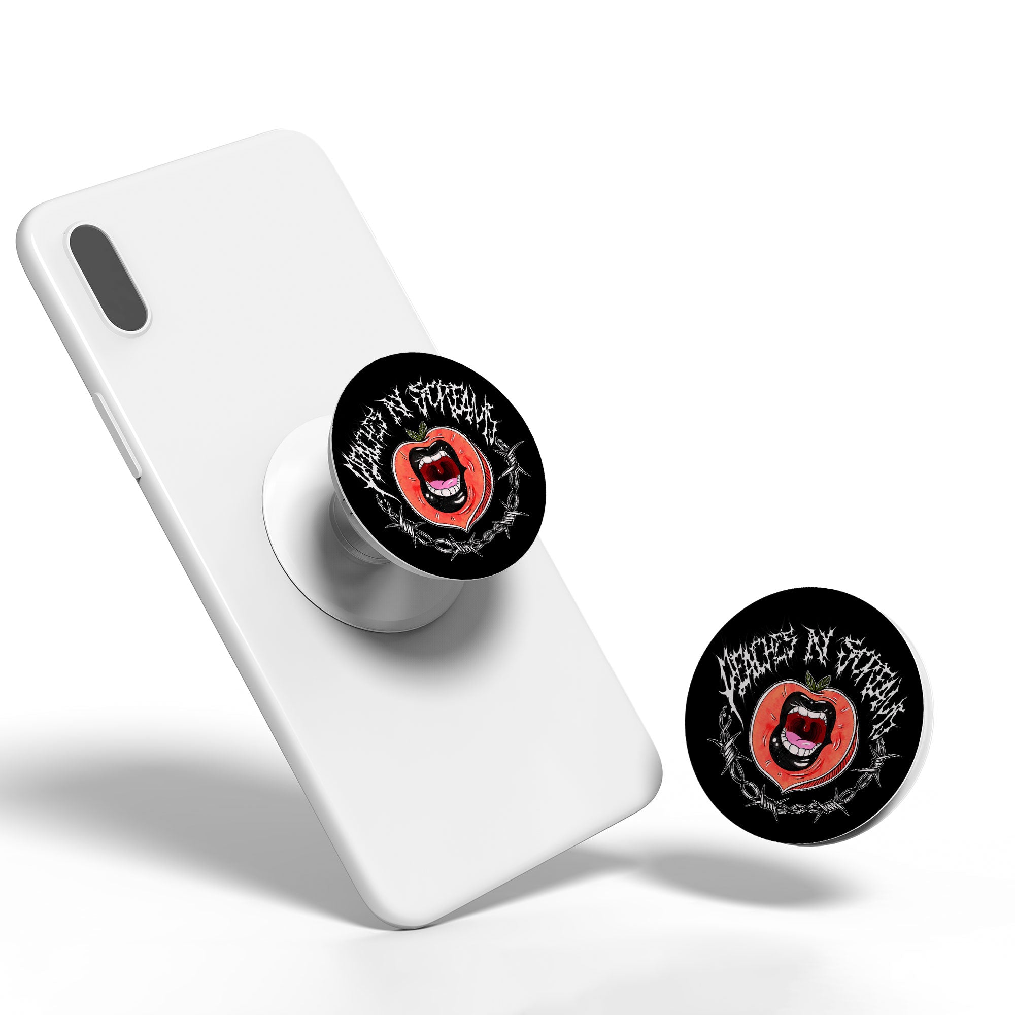 Peaches N Screams - Logo Phone Holder