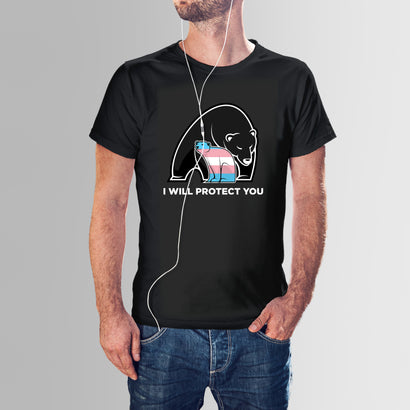 Pride - I Will Protect You - Trans Shirt