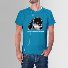Pride - I Will Protect You - Trans Shirt