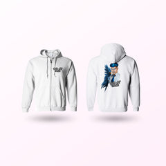 Justin Abit - Feeling Blue Zip Up Hoodie