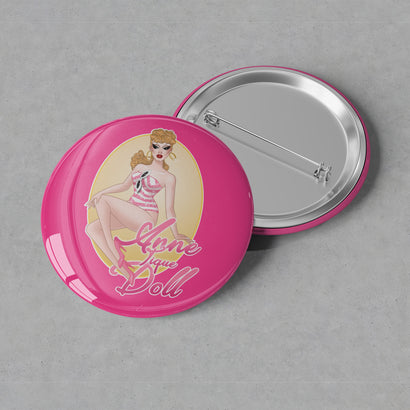 Anne Tique Doll - Logo Button