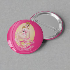 Anne Tique Doll - Logo Button