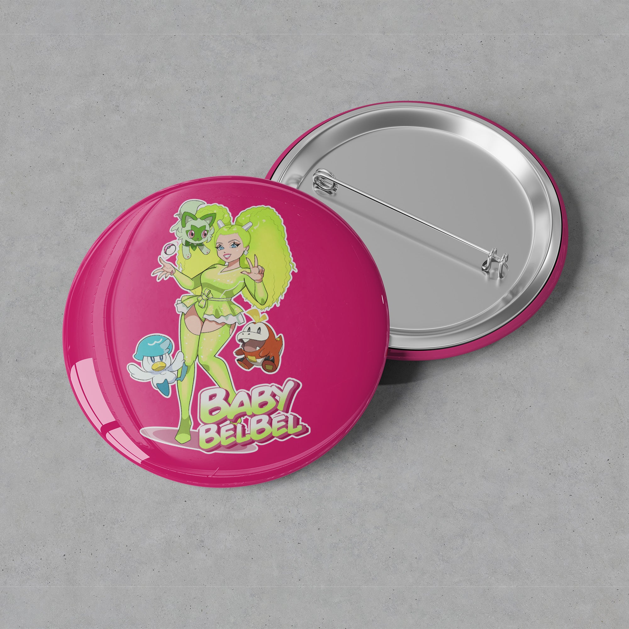 Baby Bel Bel - Neon Queen Button