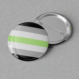 Pride - Agender Flag - Button