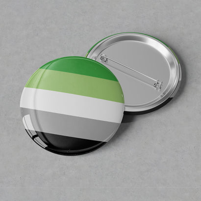 Pride - Aromantic Flag - Button