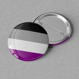 Pride - Asexual Flag - Button