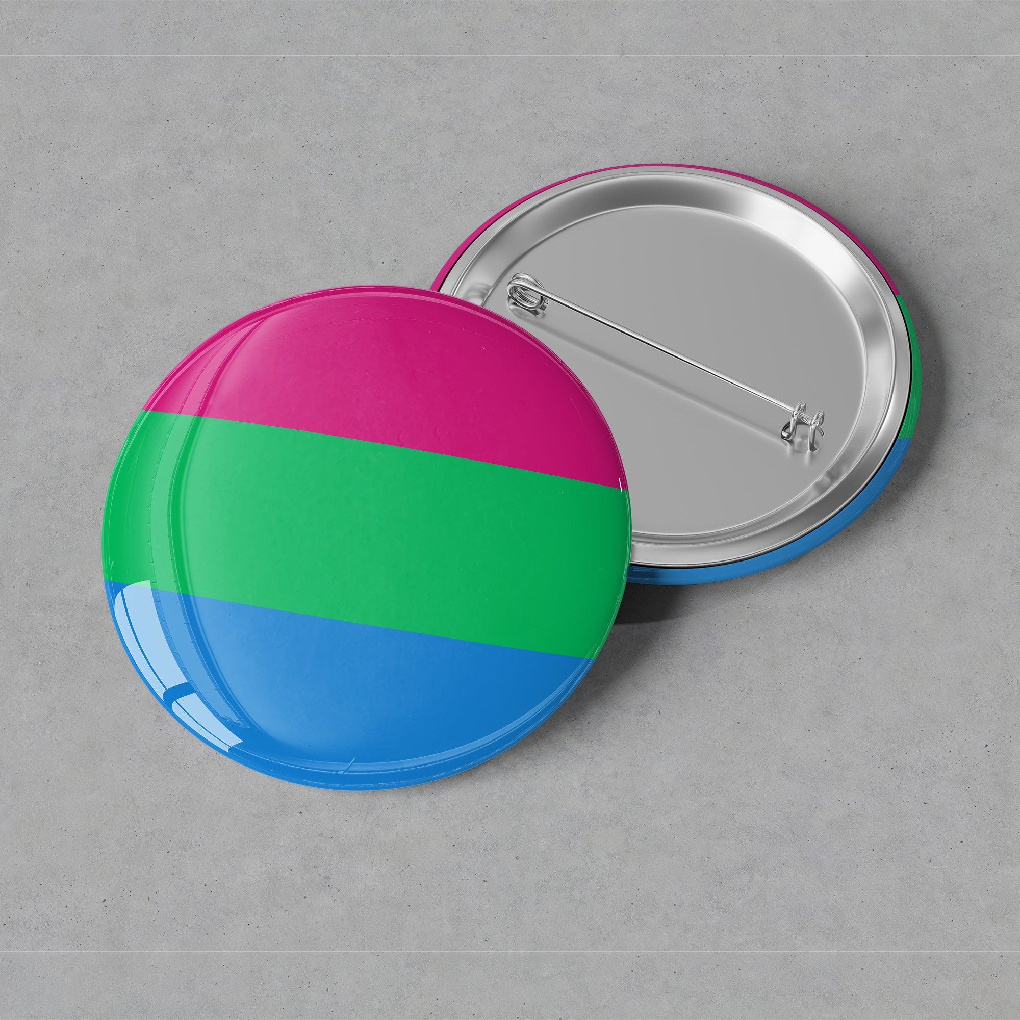 Polysexual Flag - Button