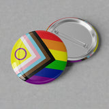 Pride - Progressive Pride Flag - Button