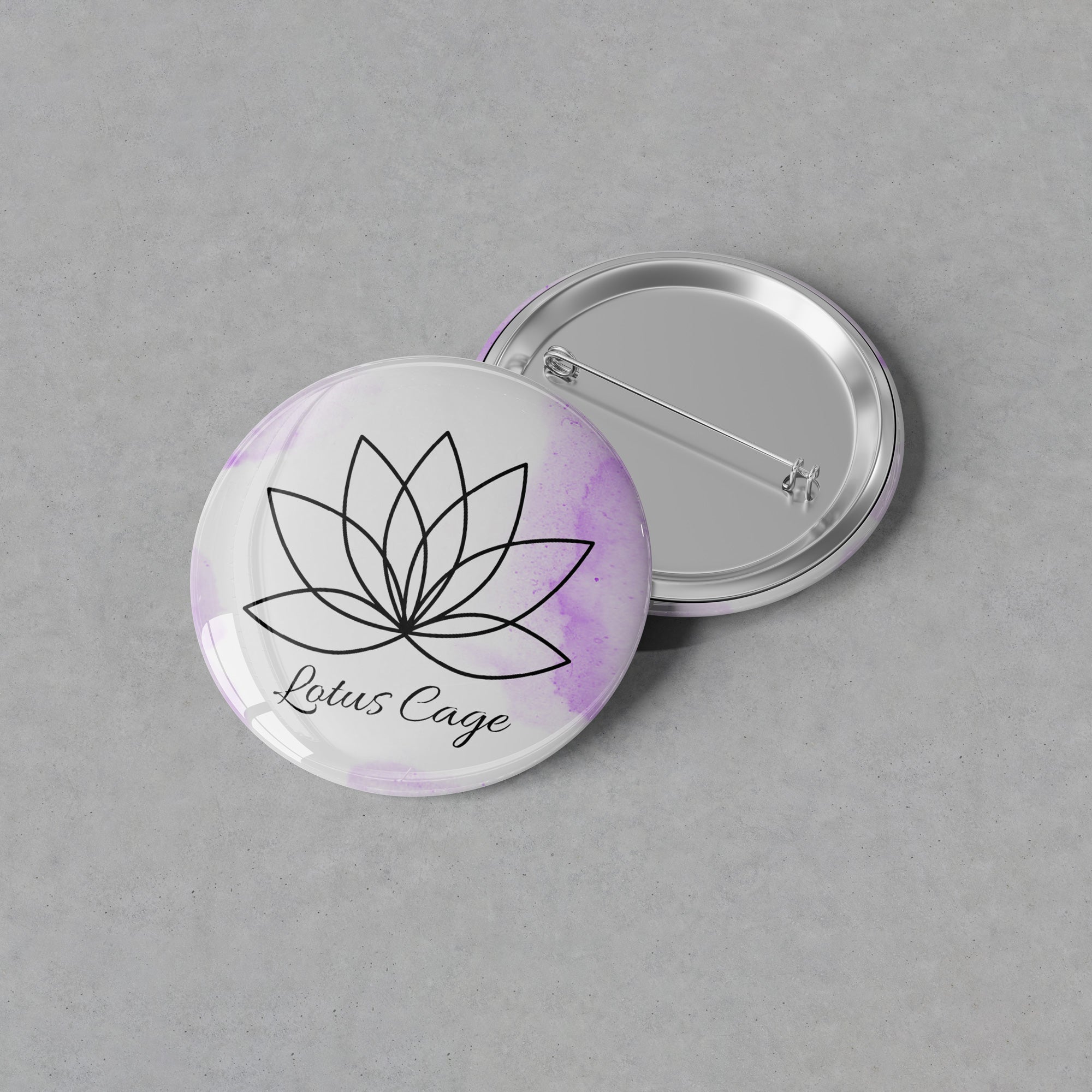 Lotus Bloom - Logo Button