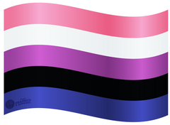 Genderfluid Flag Decal