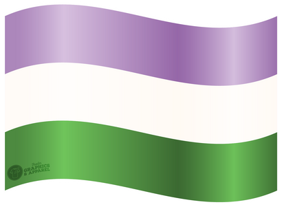 Pride - Genderqueer Flag Decal
