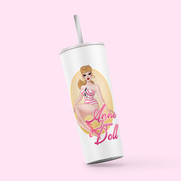 Anne Tique Doll - Logo Skinny Tumbler